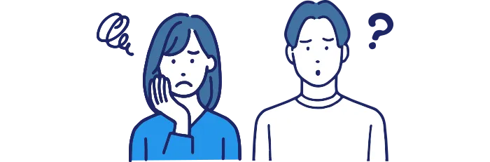 不安イラスト